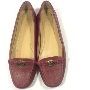 Michael Kors Fulton MK Square Toe Ballet Flats 9M